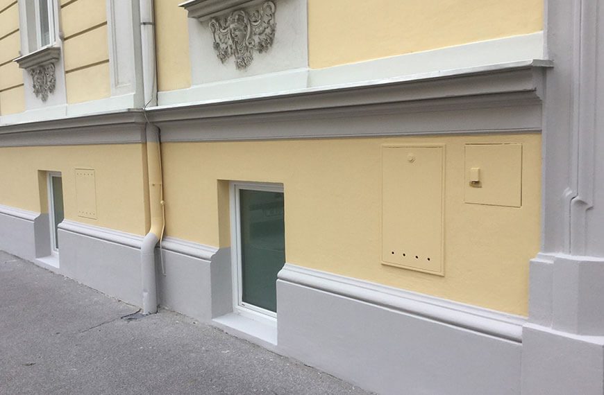Sockelsanierung Mehrparteienhaus Salzburg-Altstadt Durchner